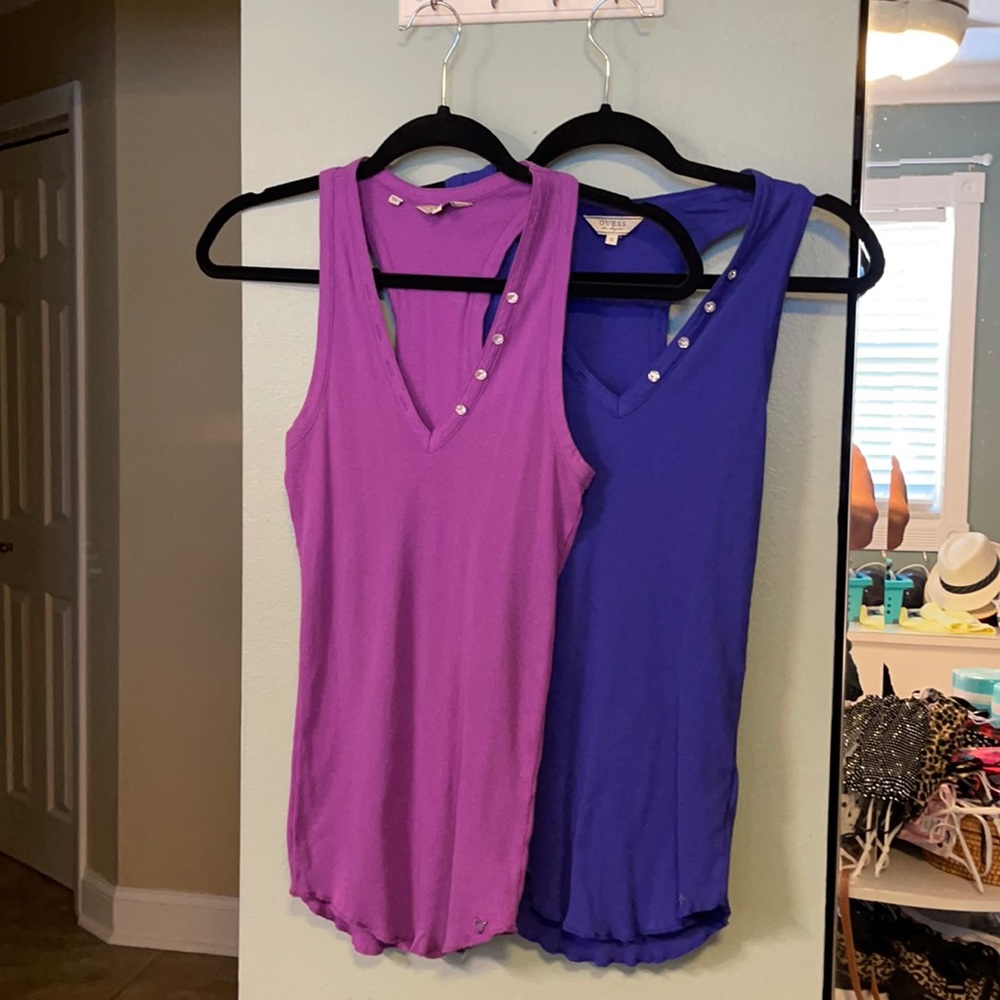 Guess razor back tank